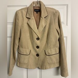 Studio 1 Blazer Jacket Size 10 Tan Brown Classy Staple Piece